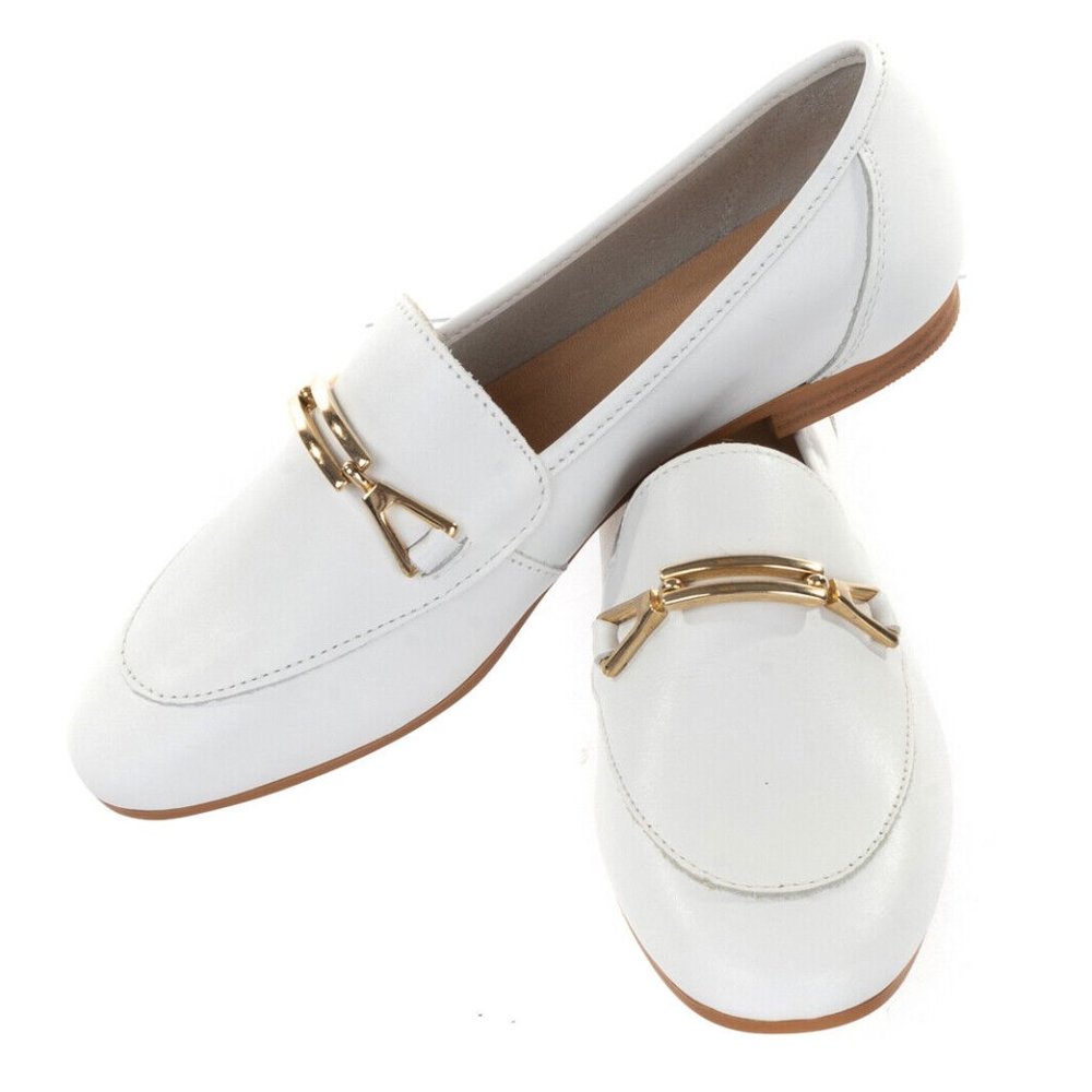 NIB with defect - Carlo Pazolini Women's White Loafer EU 37/ US 7
